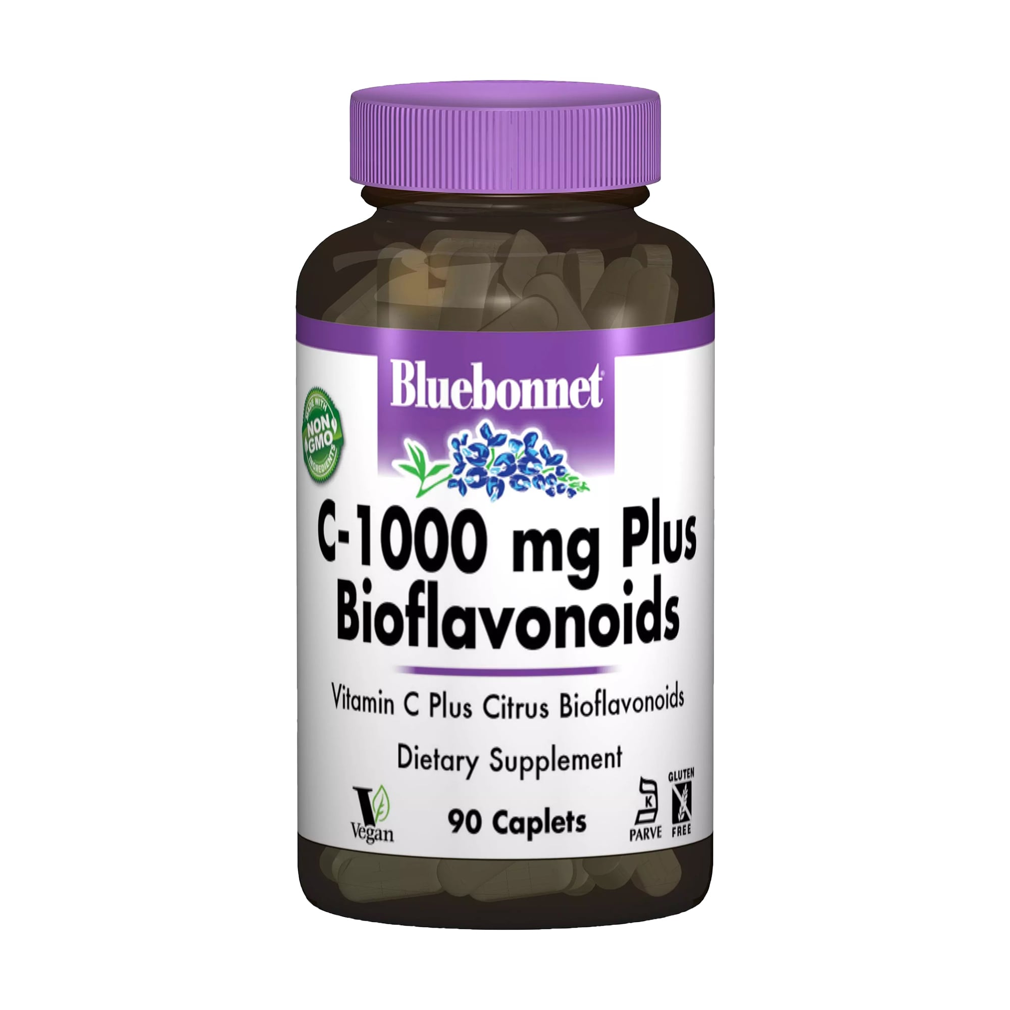 Вітамін С Bluebonnet Nutrition Vitamin С-1000 мг + Біофлавоноїди, 90 капсул